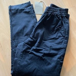 Easy Chino Pants, Blue, Straight Leg